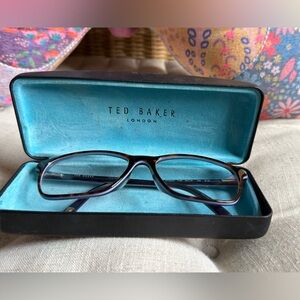 Ted Baker Brown Tortoise Shell with purple frames; Eye Glasses